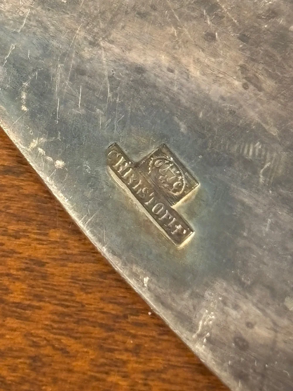 Vintage Christofle Silver-Plated Fish Serving Knife / Fish Slice - France